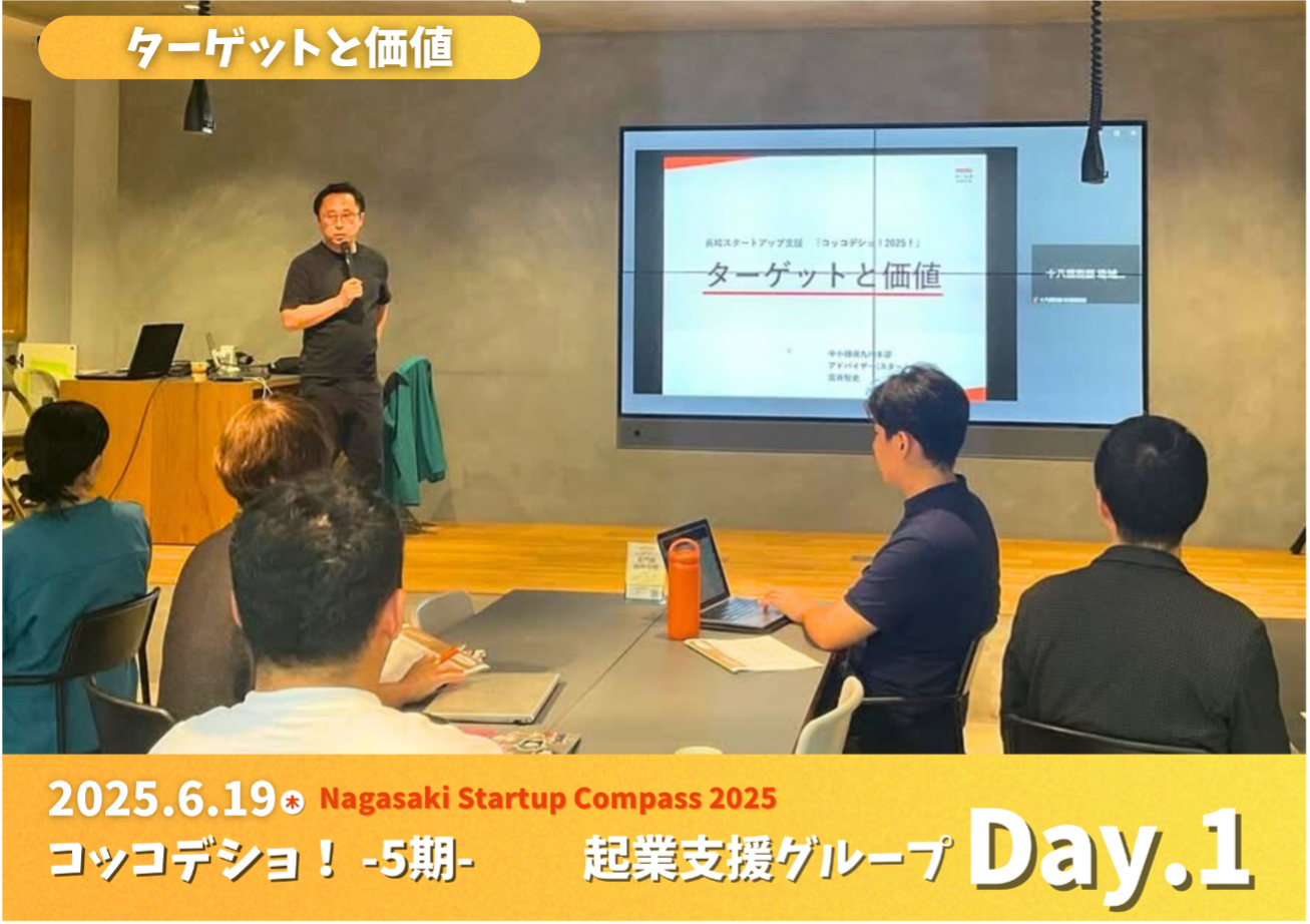 長崎コッコデショ！起業支援グループDay1を開催しました！