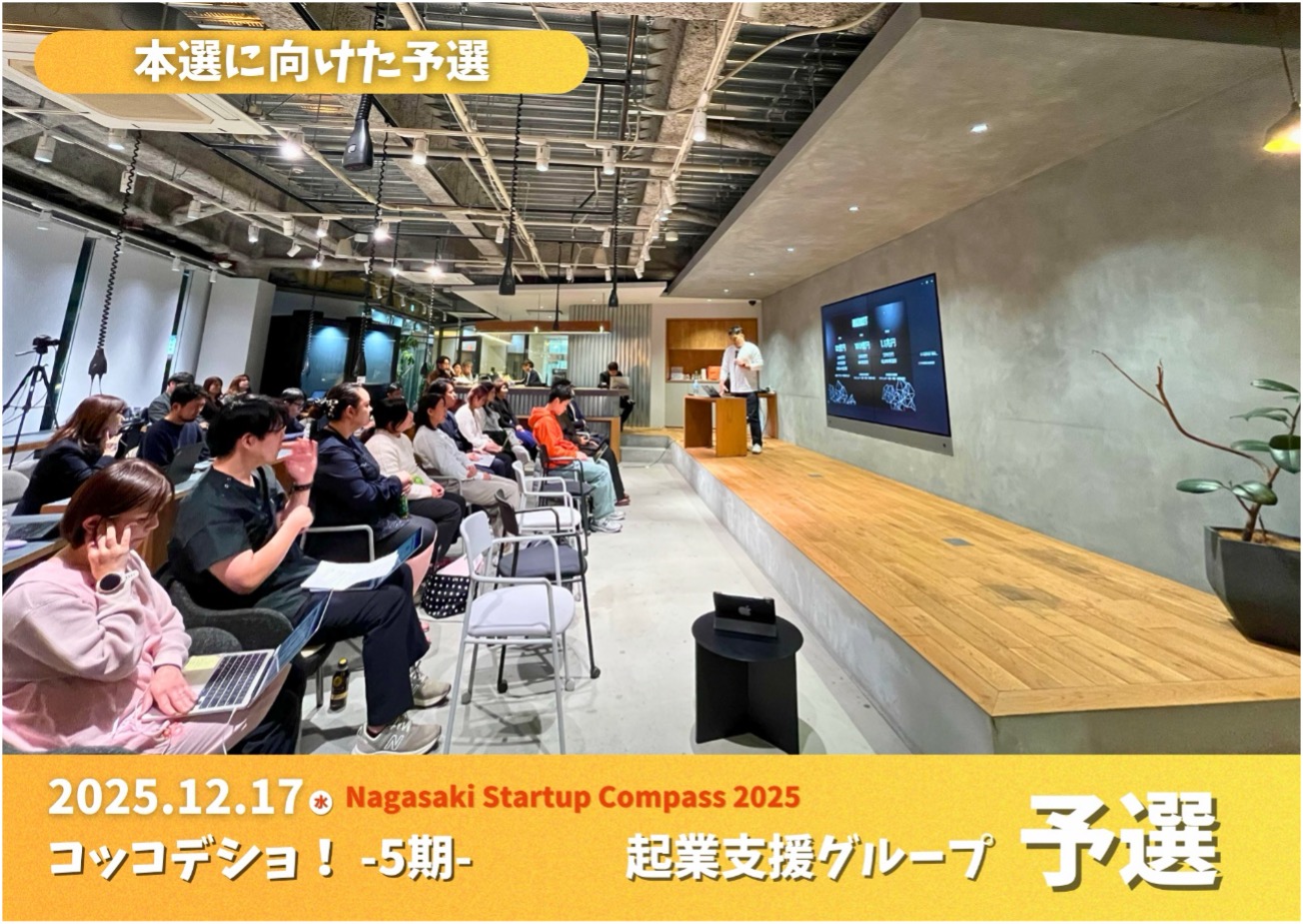 「長崎コッコデショ！起業支援グループ」Day6（予選会）を開催しました。